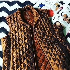 Like New Bronze Puffer Vest 🍁